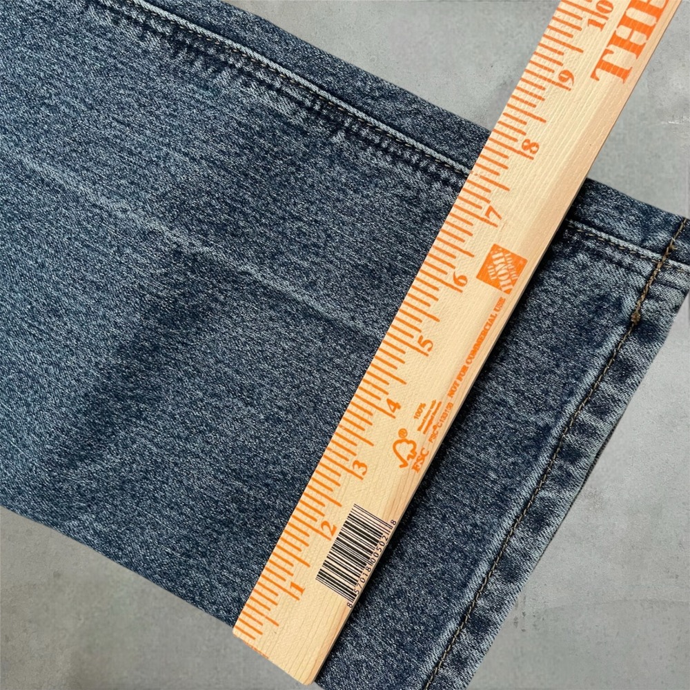 Ariat Rebar M4 Jeans Mens 30x30 Blue Relaxed Bootcut Workwear Denim Pants - Picture 8 of 9
